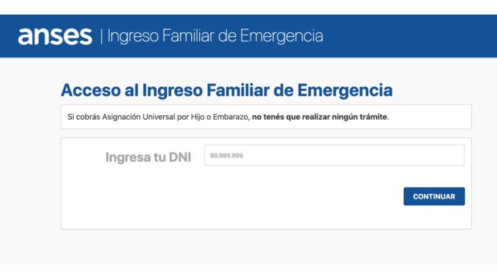 ANSES Bono $ 10.000: dónde está disponible el formulario para cobrar el Ingreso Familiar de Emergencia