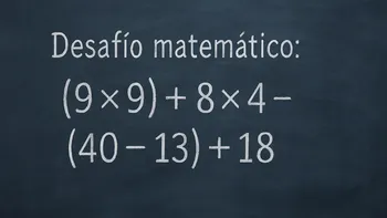 Desafío Matemático: esta cuenta con signos depende de los paréntesis
