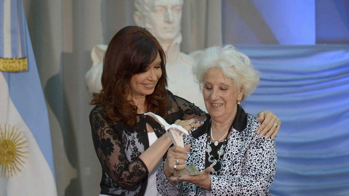 Estela de Carlotto previó que Cristina Kirchner cancelará la movilización de apoyo del 24 de marzo