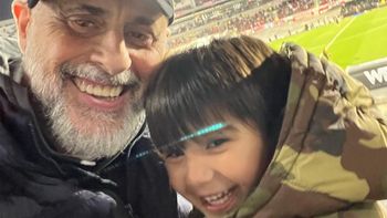 Las fotos del reencuentro de Jorge Rial con su nieto Francesco, después de tres meses sin verlo