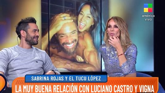 El gesto de Luciano Castro cuando Sabrina Rojas presentó al Tucu López con sus hijos