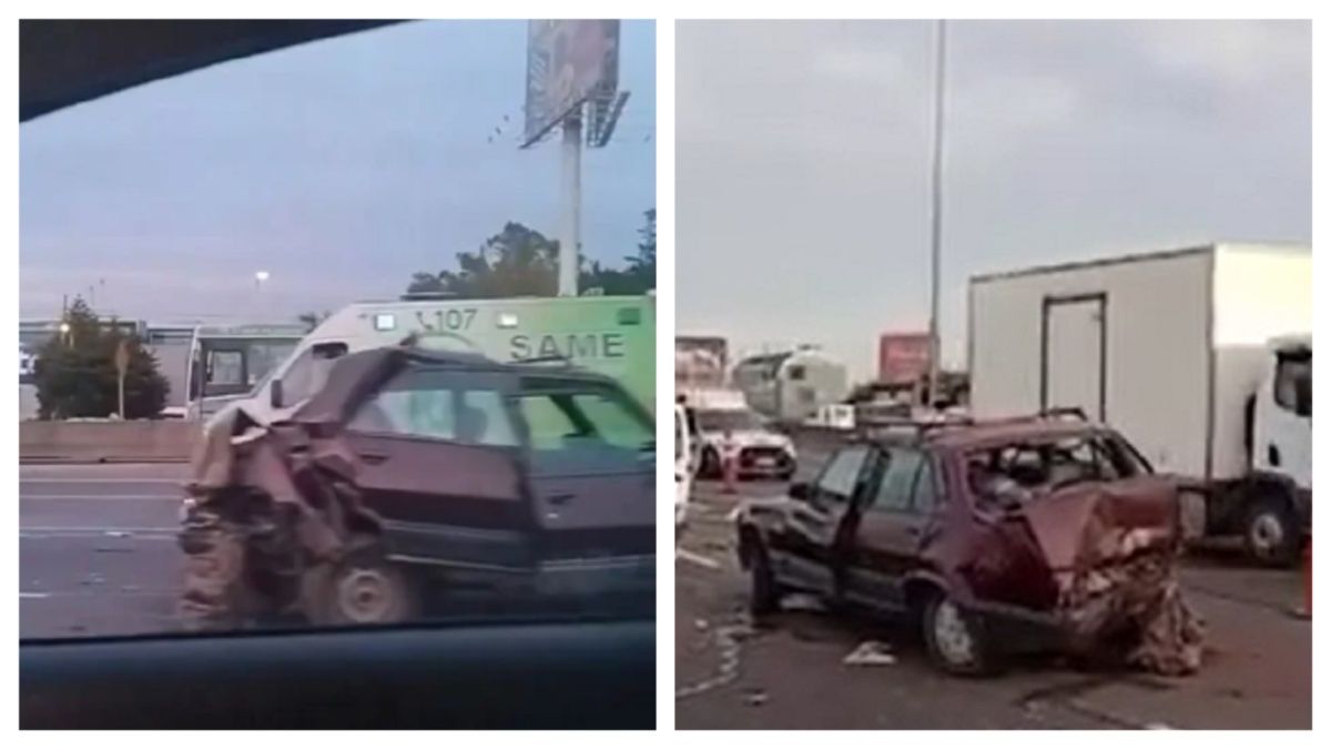 La congestión afecta hasta la zona de Malvinas Argentinas. Foto: captura de Tv.&nbsp;