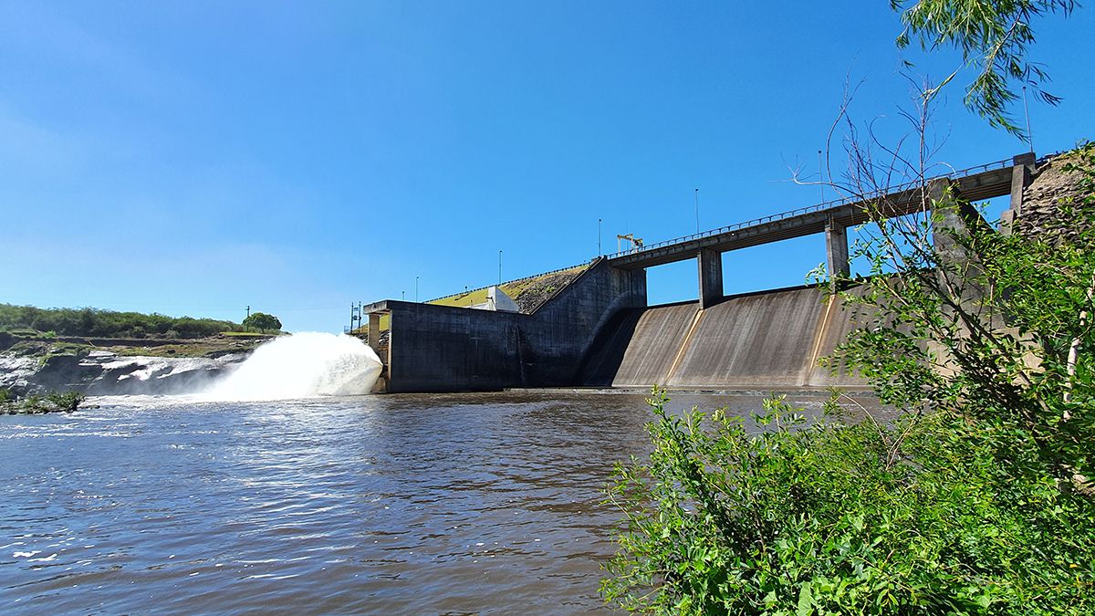 La principal reserva de agua dulce de Uruguay aumentó sus reservas por quinto día consecutivo. (Foto: Presa Paso Severino)