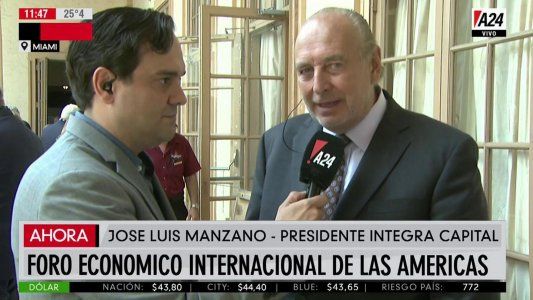 José Luis Manzano: Al mundo le cuesta entender por qué Argentina es una oportunidad que nunca se termina de realizar
