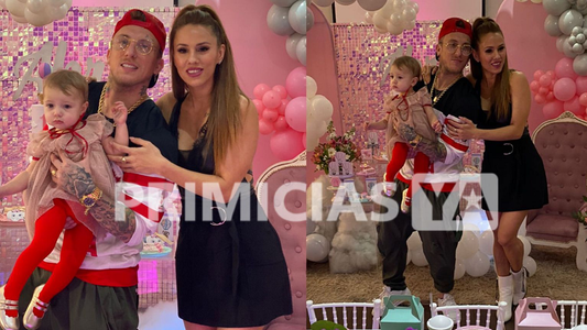 Las imágenes del festejo del primer añito de Abril, la hija de Barby Silenzi y El Polaco