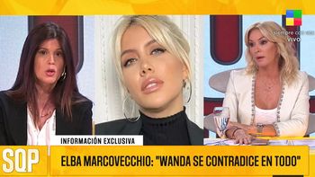 Elba Marcovecchio le respondió sin filtro a Wanda Nara tras su polémico mensaje: Se contradice en todo