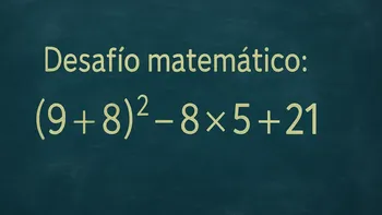 Desafío matemático: una mente brillante lo resuelve en menos de 10 segundos