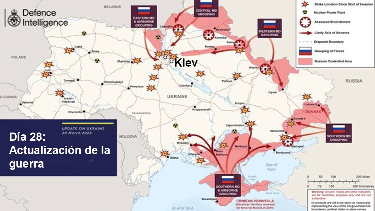 Ante la demora en el avance para conquistar Ucrania, el plan 