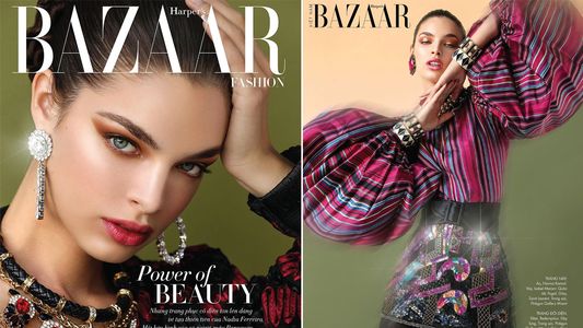 Modelo paraguaya deslumbra en la portada de Harpers Bazaar