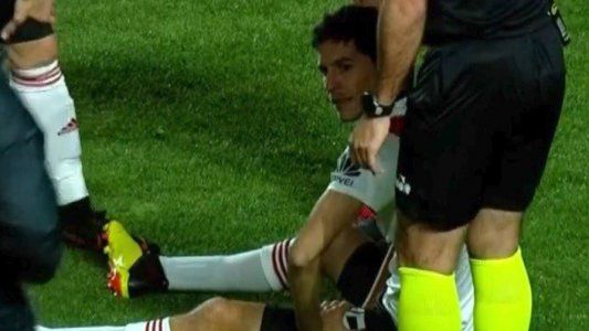 Nacho Fernández otro más en la mala racha de lesiones que arrastra River