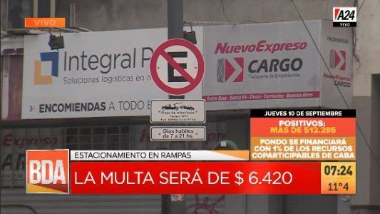 Desde hoy vuelven las multas porteñas: van de $2.000 a $6.500
