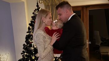 Daniela Christiansson y Maxi López mostraron por primera vez la cara de su hija Elle: las dulces fotos