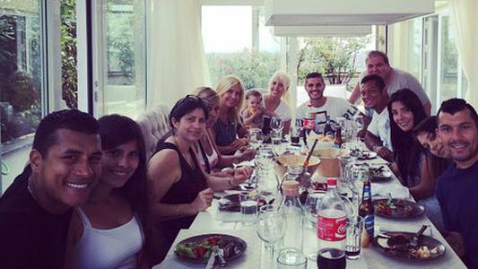 El asadito top de Wanda Nara y Mauro Icardi