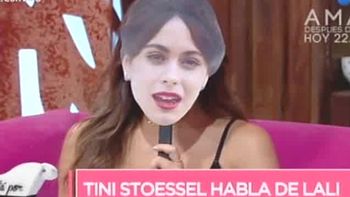 Lali Espósito imitó a Martina Stoessel en Cortá por Lozano