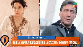 Fabián Gianola fue sobreseído tras la denuncia por acoso de Griselda Sánchez