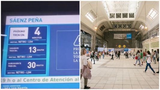 Reprimir todo atentado: los carteles de advertencia del Gobierno en las estaciones de tren