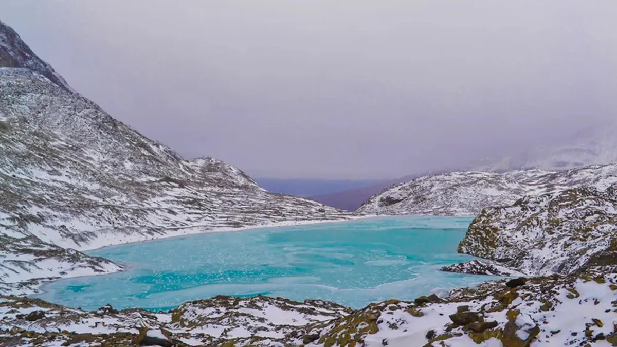 El glaciar Vinciguerra, lugar de la tragedia de dos montañista. (foto: Gentileza EO)