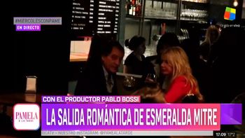 La salida romántica de Esmeralda Mitre con un productor