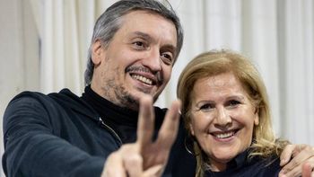 Máximo Kirchner en la Peña Bonaerense. Máximo Kirchner en la Peña Bonaerense.