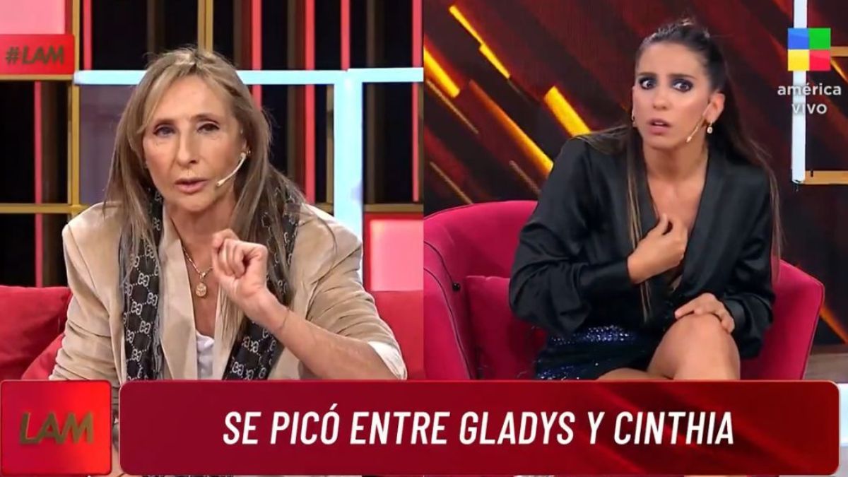 Se supo qué pasó detrás de cámaras tras la pelea entre Cinthia Fernández y  Gladys Florimonte en LAM