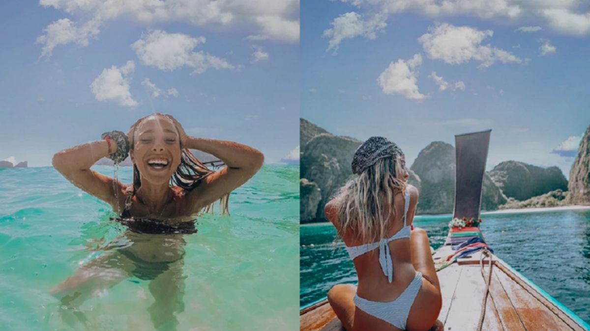 La tiene alquilada: la influencer a la que siempre sigue la misma nube alrededor del mundo.