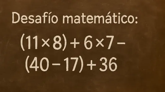 Desafío Matemático: este desafío desafía tu primer impulso