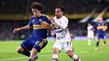 Copa Sudamericana: Boca le ganó 1 a 0 a San Pablo y viajará con ventaja al Morumbí