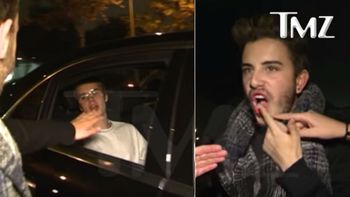 Justin Bieber le pegó una piña a un fan y lo dejó sangrando