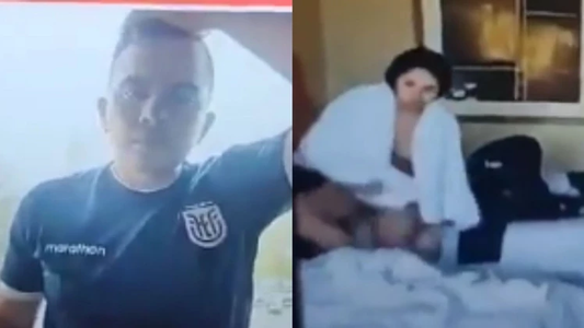 Zoom delatador: periodista que cubre eliminatorias mostró por error a la mujer con la que estaba en el hotel