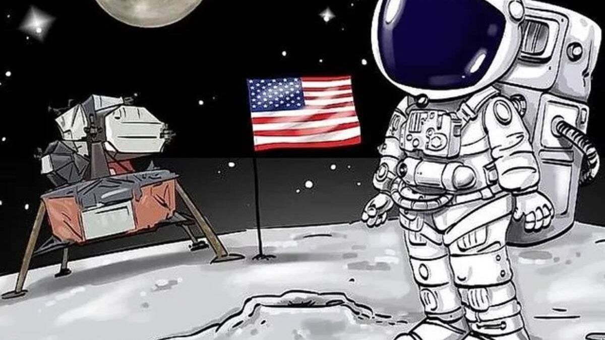 Desafío visual: ¿dónde está el error en la imagen del astronauta?