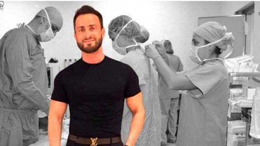 Tras haberse escapado del quirófano, Martín Baclini se animó y se operó