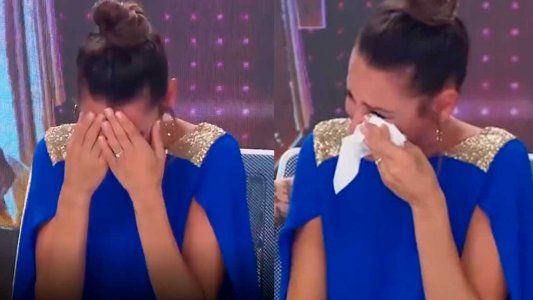 Por qué Pampita se largó a llorar en plena gala de ShowMatch