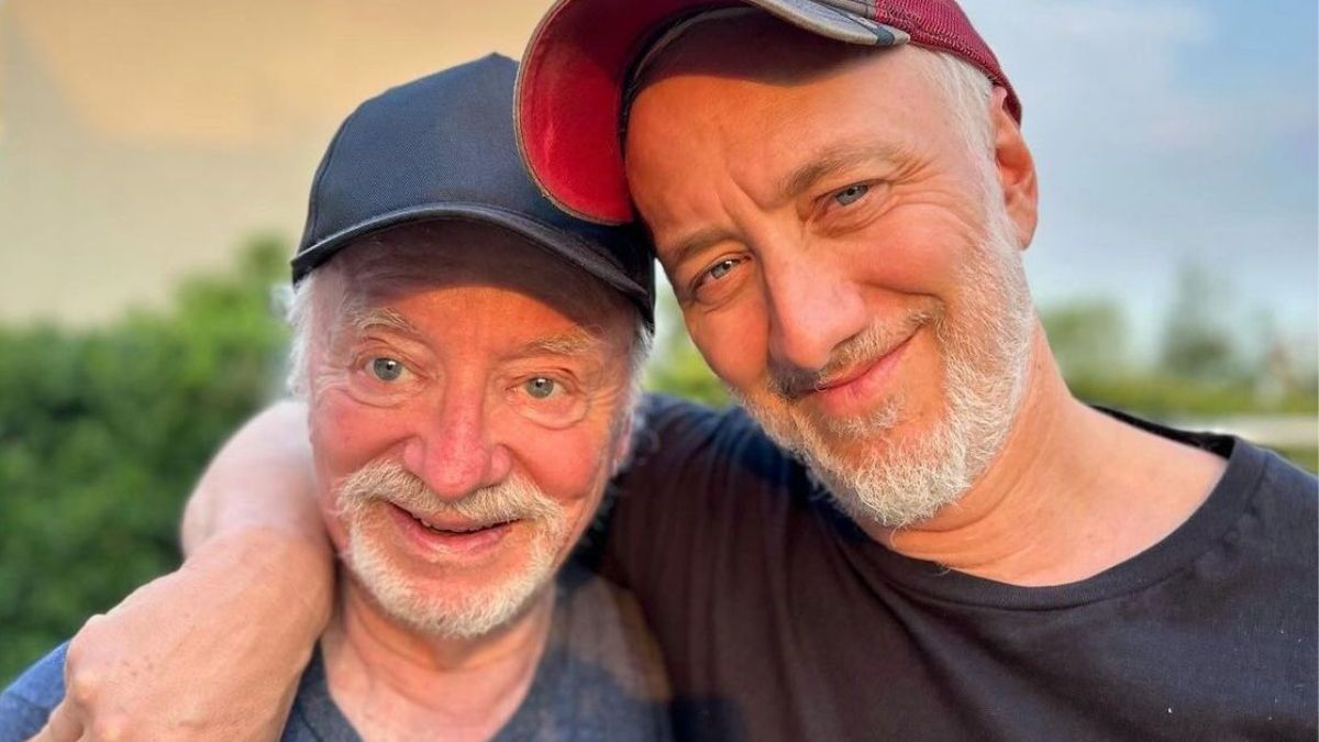 Andy Kusnetzoff y su papá