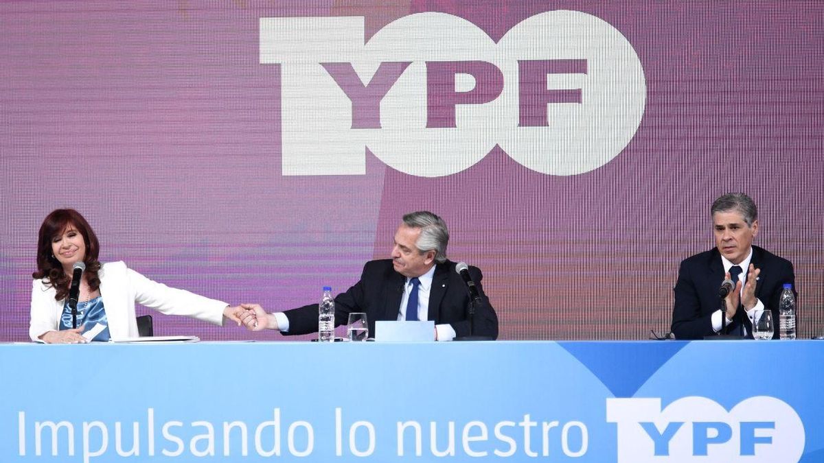 Alberto Fernández y Cristina Kirchner. ¿Cómo sigue el gobierno después de la reconciliación pública en Tecnópolis por los 100 años de YPF? Foto: YPF