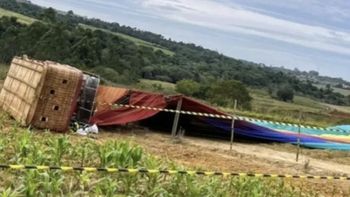 Cayó un globo aerostático en Brasil: al menos un muerto y una decena de heridos