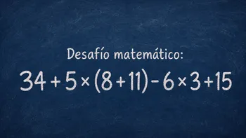 Desafío Matemático: esta cuenta depende de el apuro