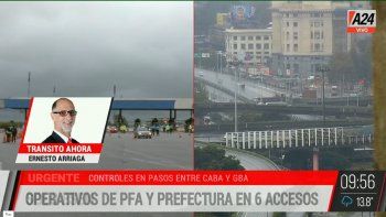 Entre los controles a la circulación y con fuertes lloviznas, comenzó a regir el primer día de restricciones estrictas