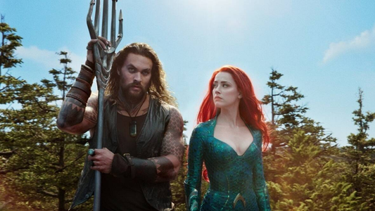 La foto de Jason Momoa y Amber Heard por Aquaman: The Lost Kingdom