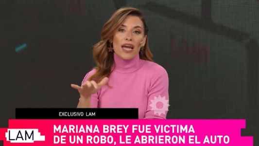 Fuerte descargo de Mariana Brey tras sufrir un robo: Hice la denuncia pero sentí que se me reían en la cara