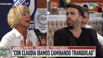 Fuerte cruce entre la mujer del Turco García y Flavio Azzaro: Por qué criticas todo el tiempo, ¿qué te pasa?
