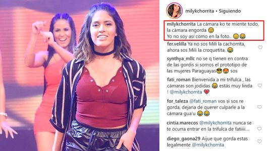 Cuestionan peso de Mily Kchorrita: Ahora sos Mily la Croquetita