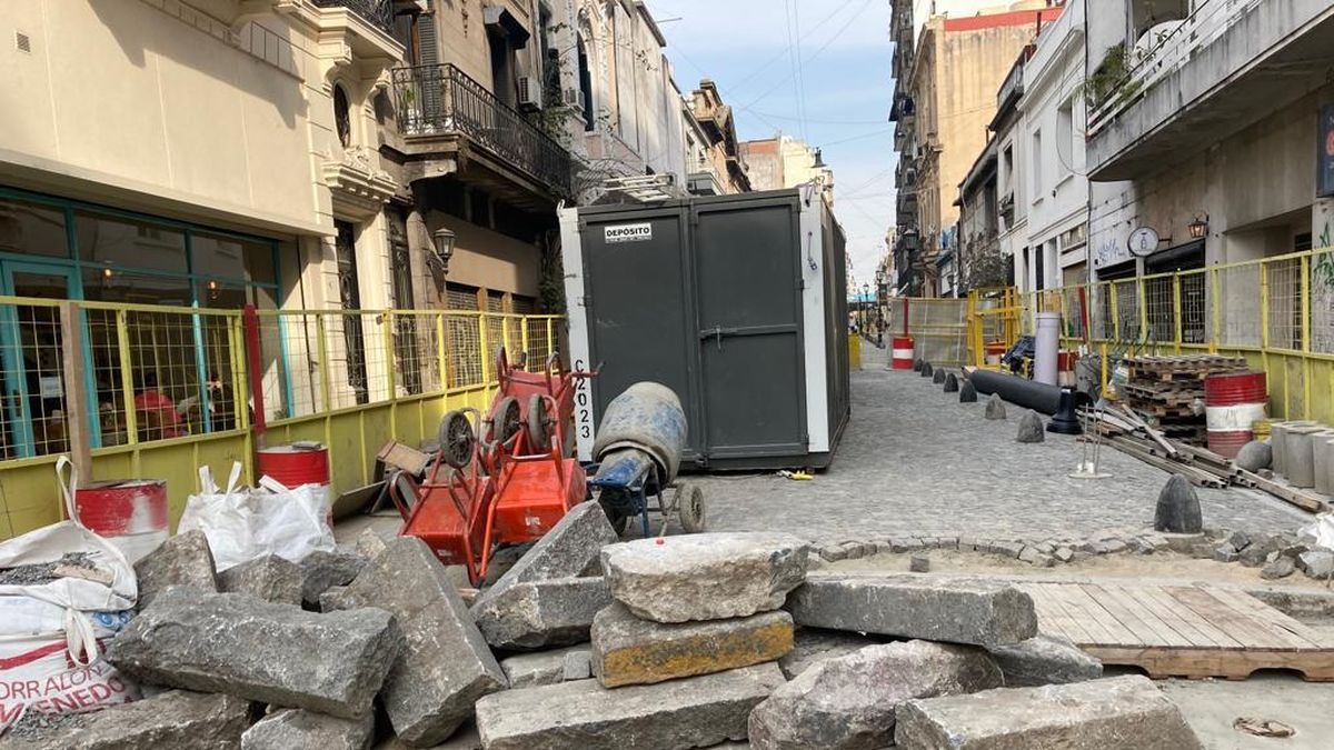 Imagen de las obras en el barrio de San Telmo. (Barrios Históricos Vivos)