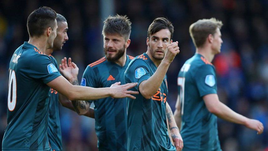 Con un gol de Tagliafico, Ajax goleó 4-1 a De Graafschap y se coronó campeón de la Liga de Holanda