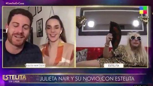 Julieta Nair Calvo ante la reacción de su novio si aceptaría polisexo: Se viene charlita