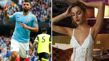El Kun Agüero muy cerca de la joven influencer Lola Magnin