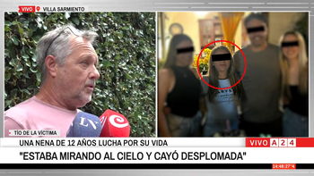 Estaba mirando el cielo y cayó desplomada: el estremecedor relato de los tíos de la nena de 12 años baleada en la cabeza