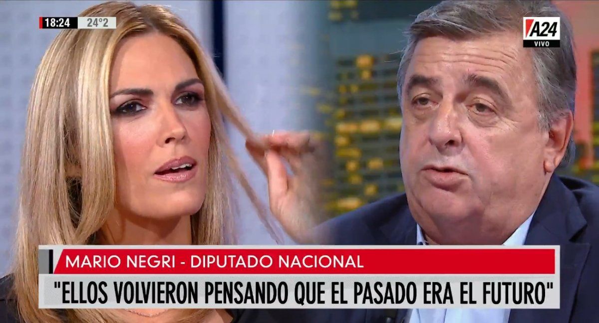 Mario Negri entrevistado por Viviana Canosa.