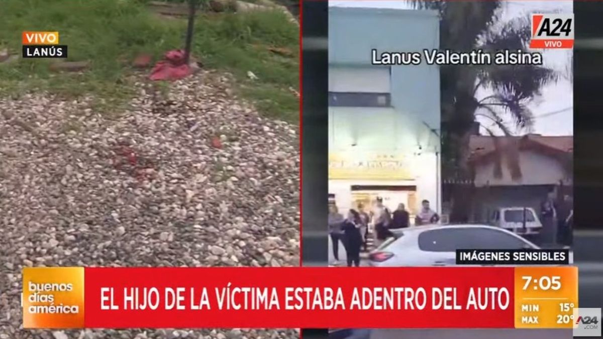 Inseguridad: la Policía continúa con la búsqueda de los delincuentes que mataron al hombre de 49 años (Foto: captura A24).