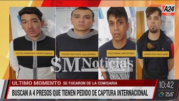 Así cuatro presos se fugaron de una comisaría en Martínez