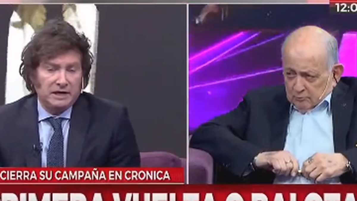 Javier Milei negó que fuera a romper relaciones con el Vaticano: No está en los planes. (Captura)